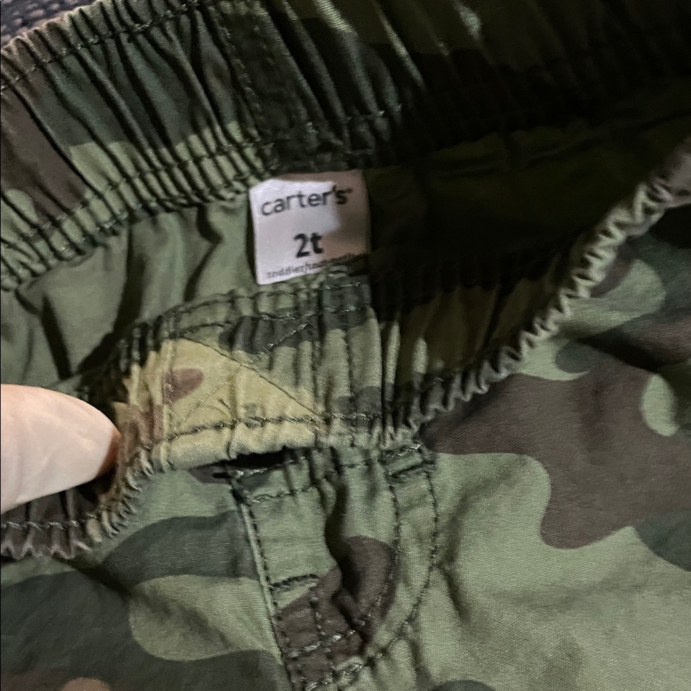 Carter's Green Camouflage Joggers - Picture 2 of 4